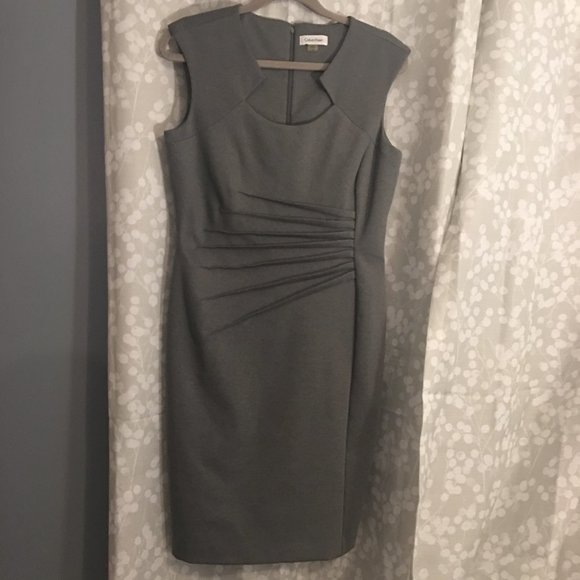 Grey Calvin Klein Dress - Picture 1 of 2